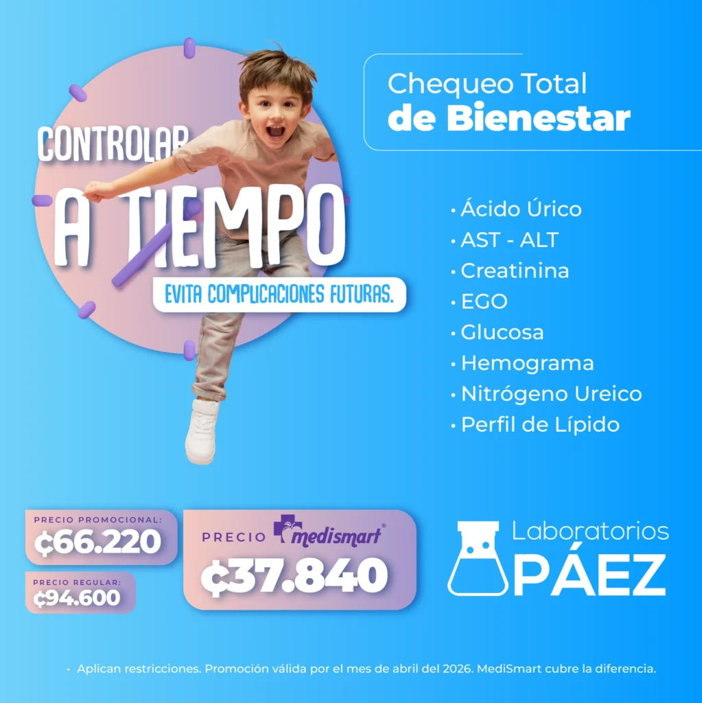 Chequeo total de bienestar.